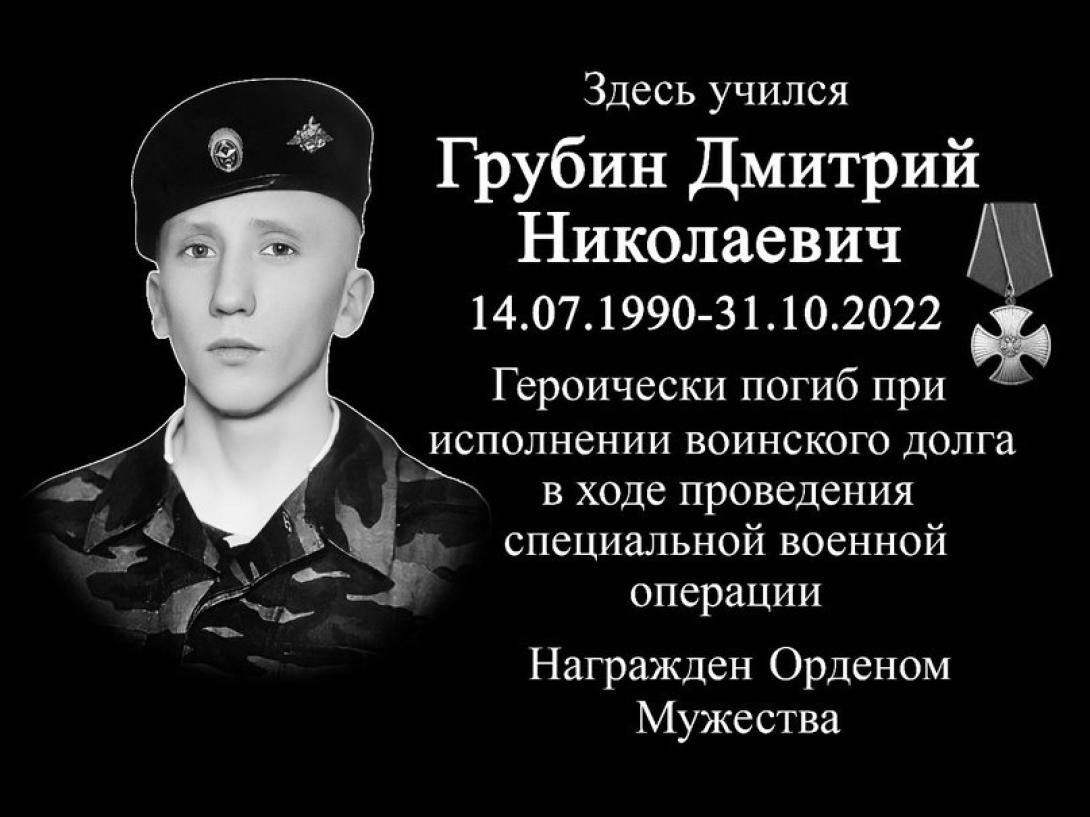 Грубин Дмитрий Николаевич Грубин Дмитрий Николаевич